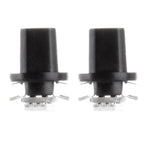 Set of 4 White T5 LED Speedo Instrument Dash Bulbs for Cars (12V)
