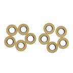Set of 10 DP5320 Indexable Carbide Milling Inserts for