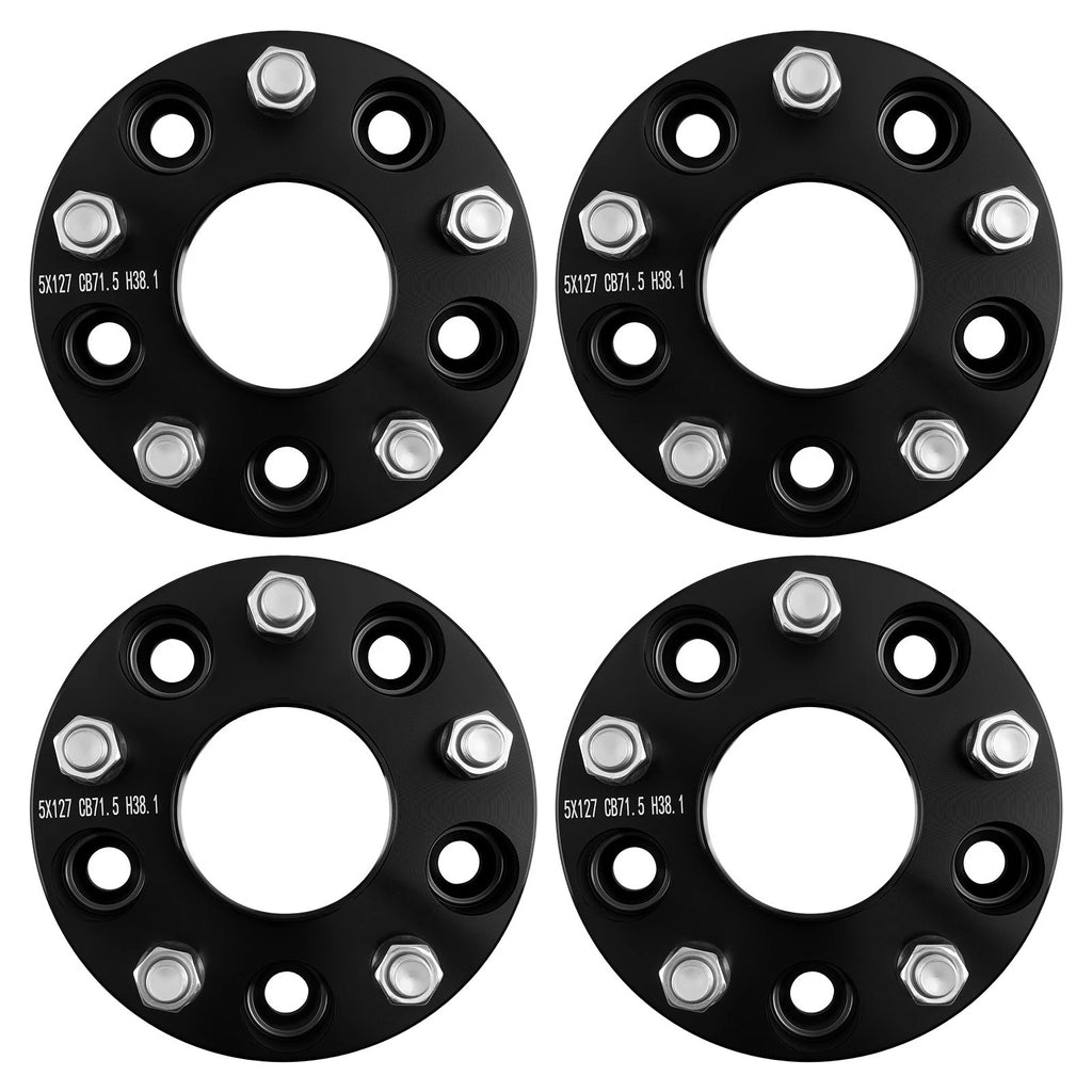 5x 38.1mm Wheel Spacers for Jeep Wrangler Commander XK Grand Cherokee WJ WK