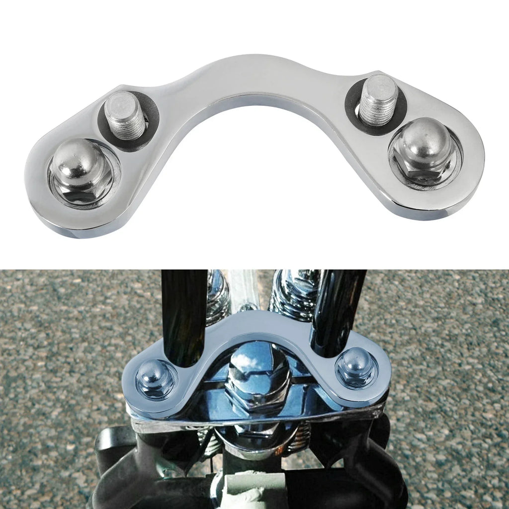 Handlebar Tree Adapter Front End Clamp 3.5in 4.75in for Harley
