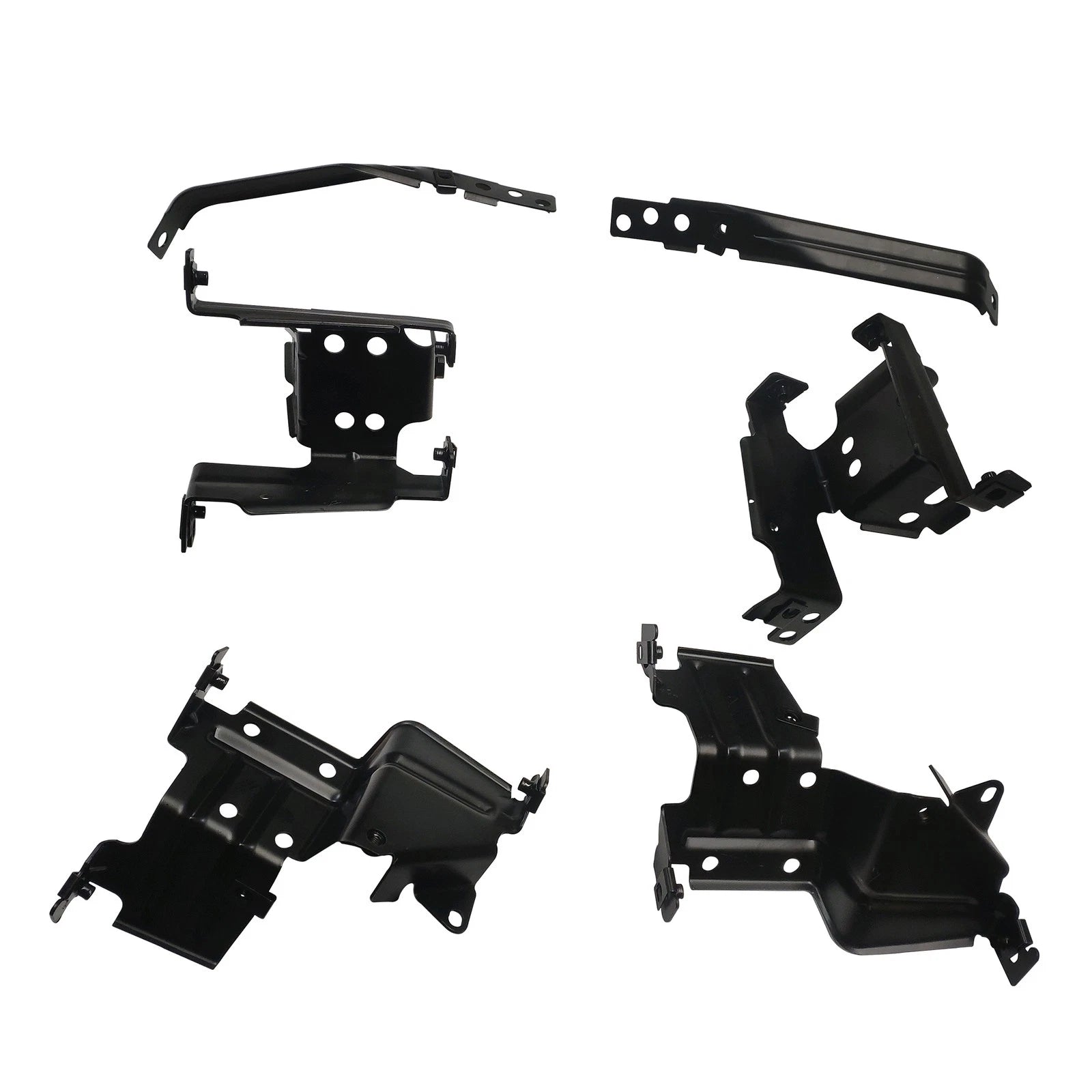 Set of 6 Front Bumper Reinforce Brace Brackets for GMC Sierra 2500HD 3500HD (2011–2014)