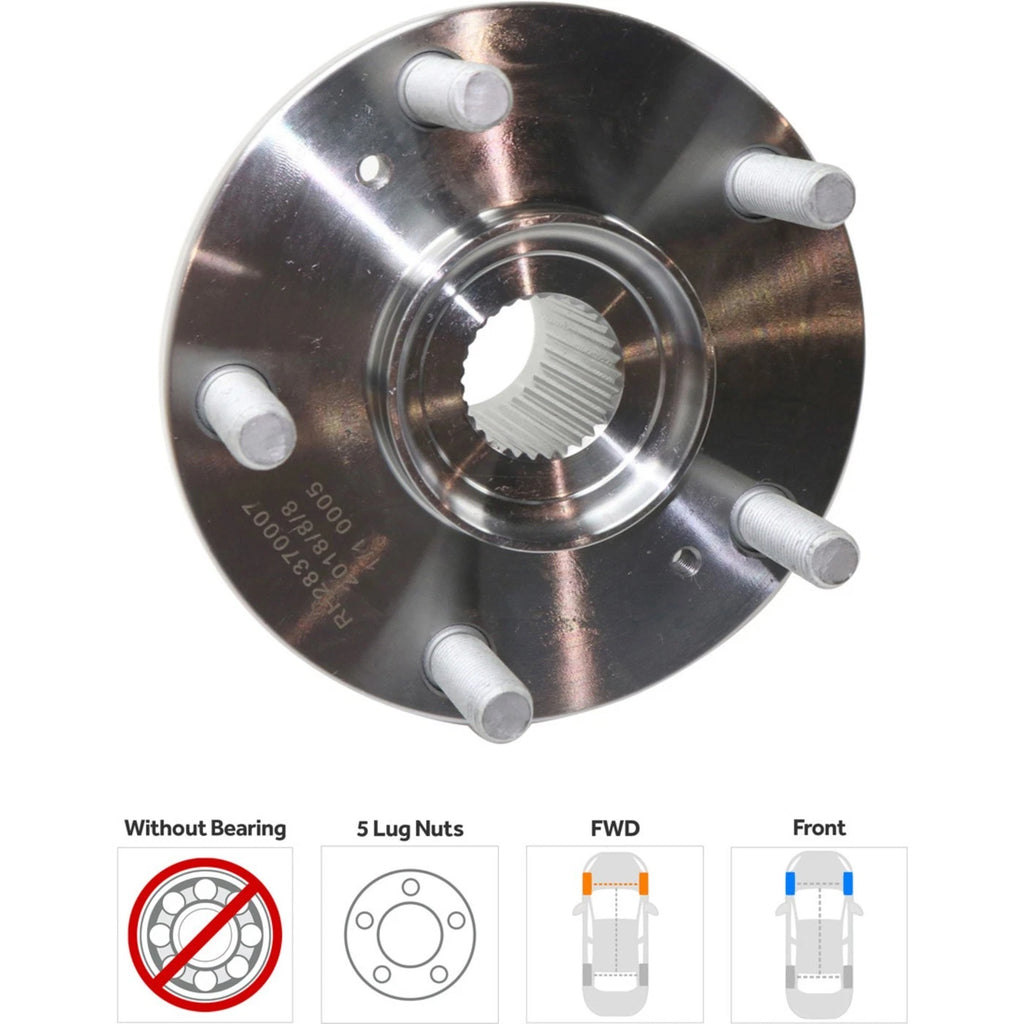 Set of 4 Wheel Hubs for Acura TSX