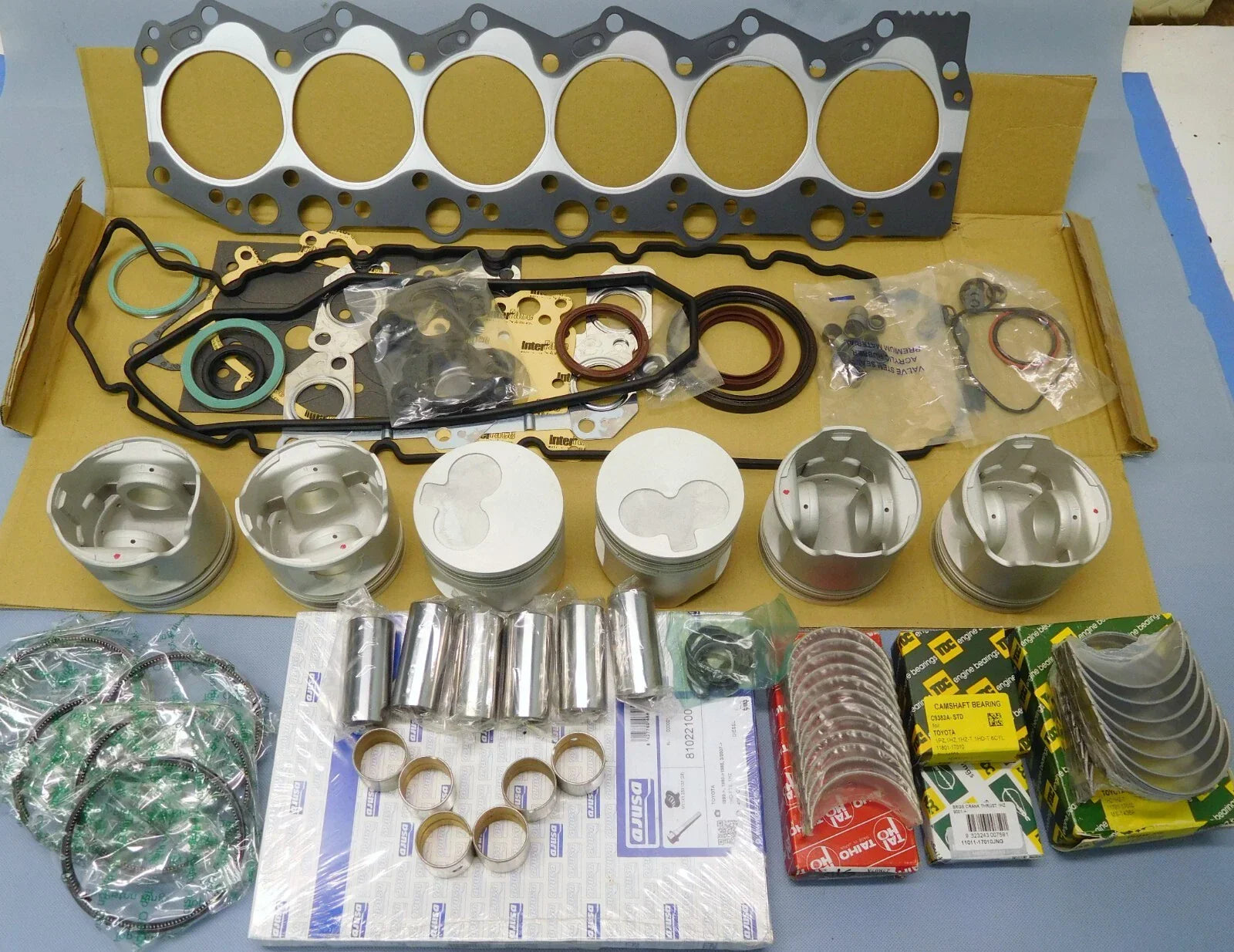Full Engine Rebuild Kit for Land Cruiser HZJ80 1HZ 4.2 Diesel (1990-1998)