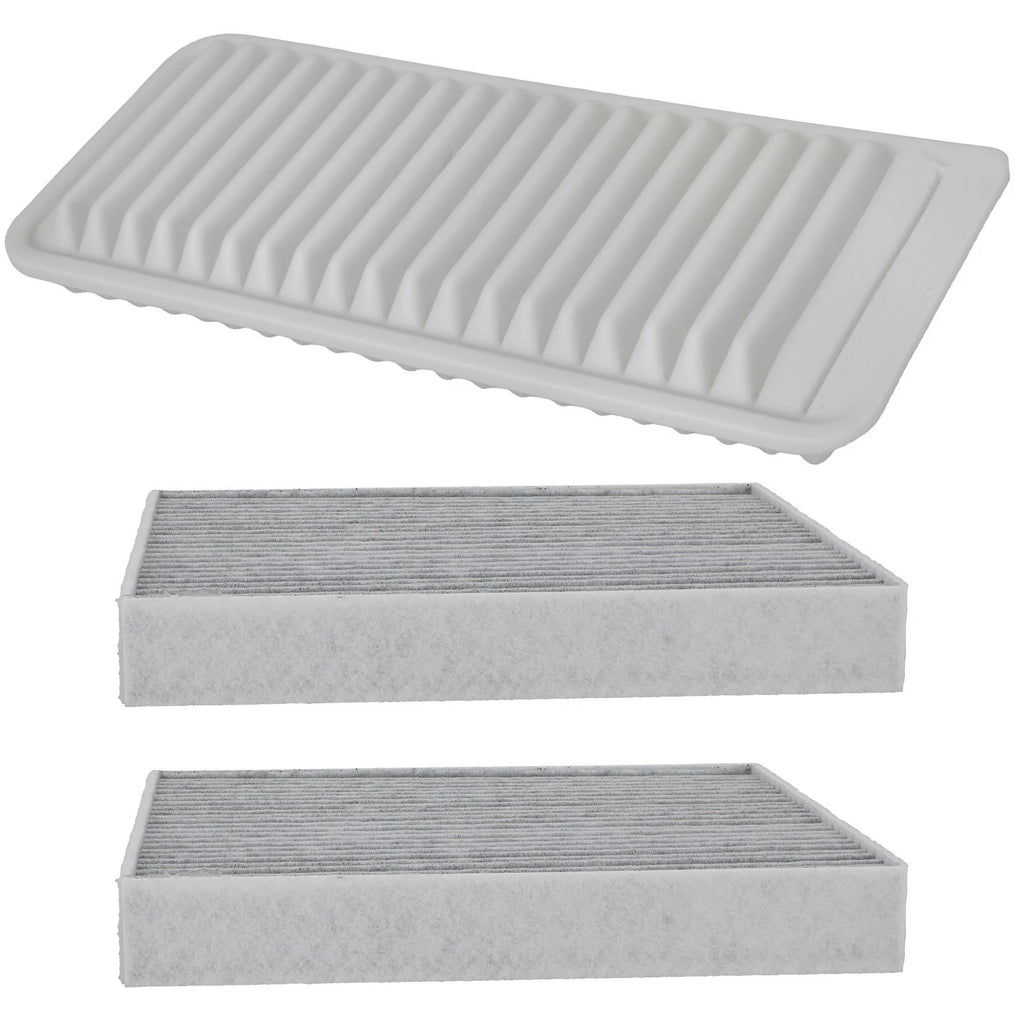 Air Filter 3 Pack for Toyota Highlander (2008–2010) V6 3.3L Cabin Engine
