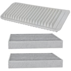 Air Filter 3 Pack for Toyota Highlander (2008–2010) V6 3.3L Cabin Engine