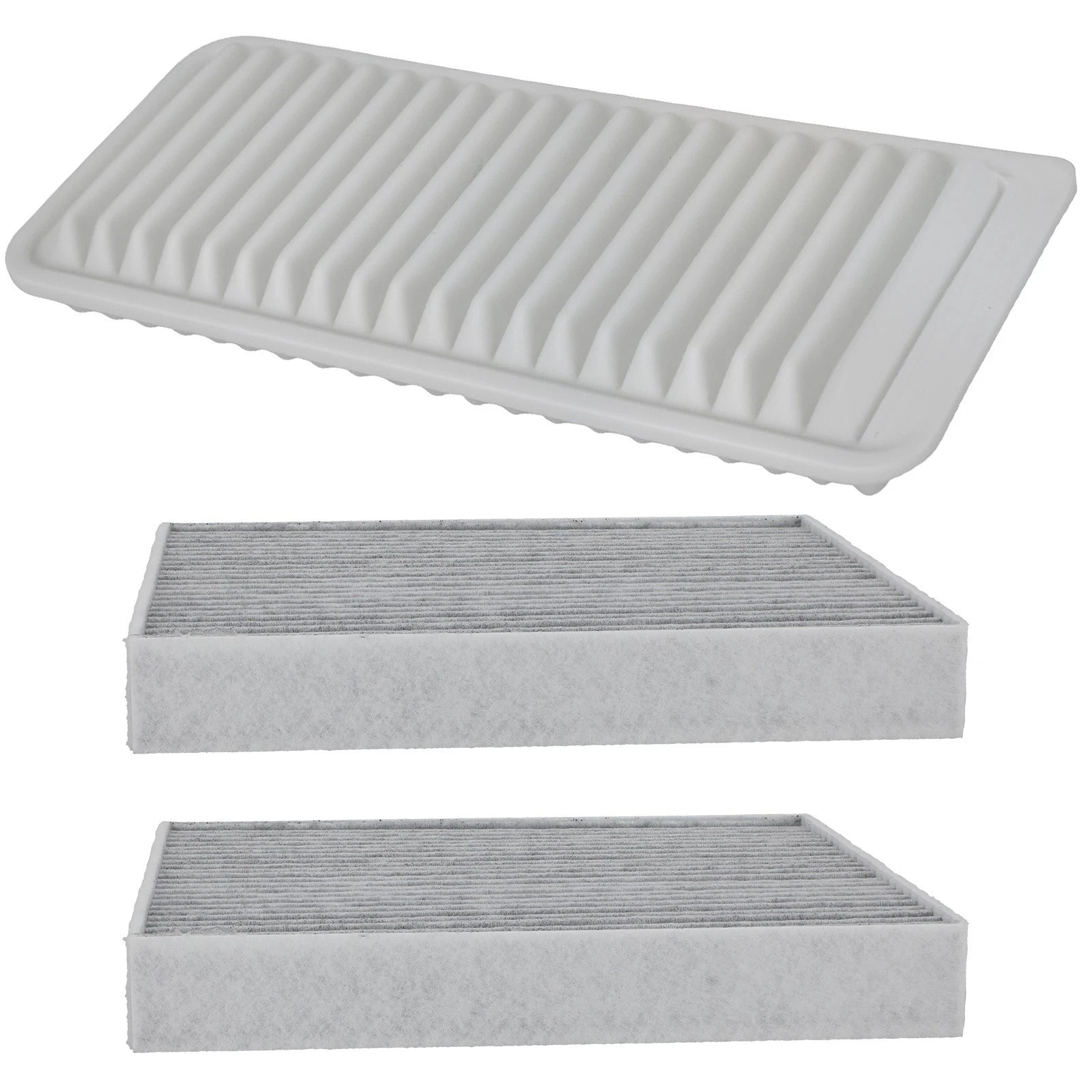 Air Filter 3 Pack for Toyota Highlander (2008–2010) V6 3.3L Cabin Engine