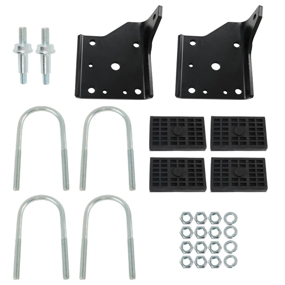 12pc Multi Leaf Shock Plate Kit for Camaro Firebird Nova