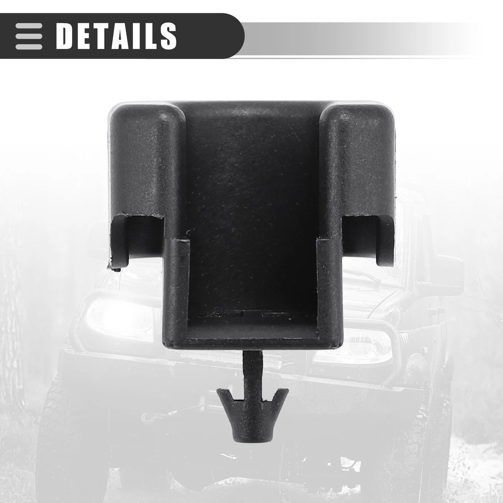 Rear Tailgate Bushing for Chevy Silverado (2014–2023) 22966936 84331136 Black