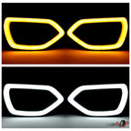 LED Grille Lights for Dodge Charger SRT Scat Pack (2015–2021) Smoke Lens