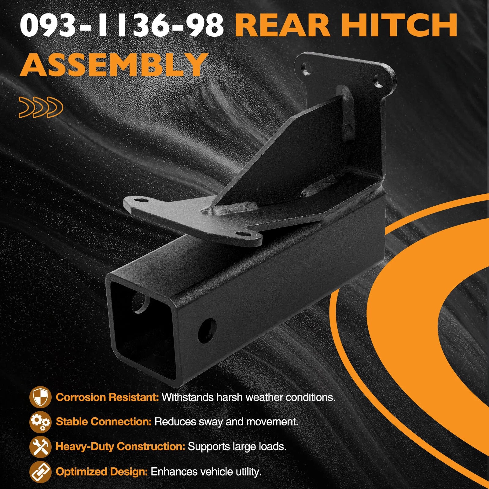 2" Trailer Hitch Kit for Bad Boy