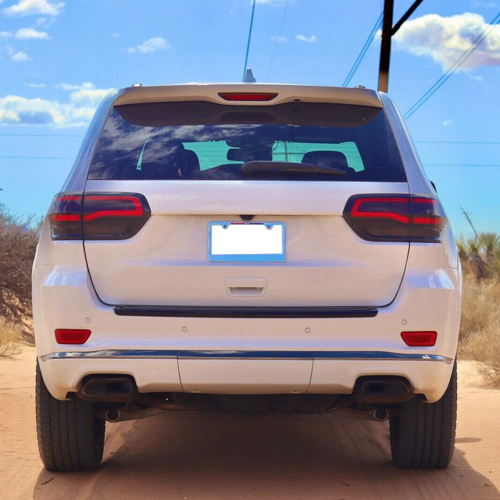Gloss Black Tail Light Lamp Cover Trim Bezels for Jeep Grand Cherokee (2014–2021)