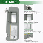 Right Sun Visor for Toyota Highlander (2014–2016, 2019) No. 74310-0E074-A0