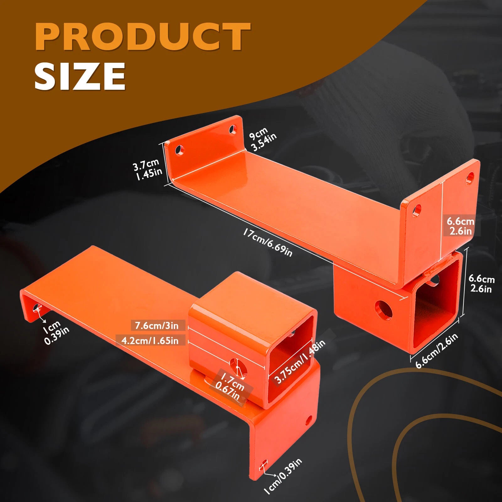 2" Trailer Hitch Receivers Kit for ZT Elite Magnum Avengers Mavericks (2018–2020)