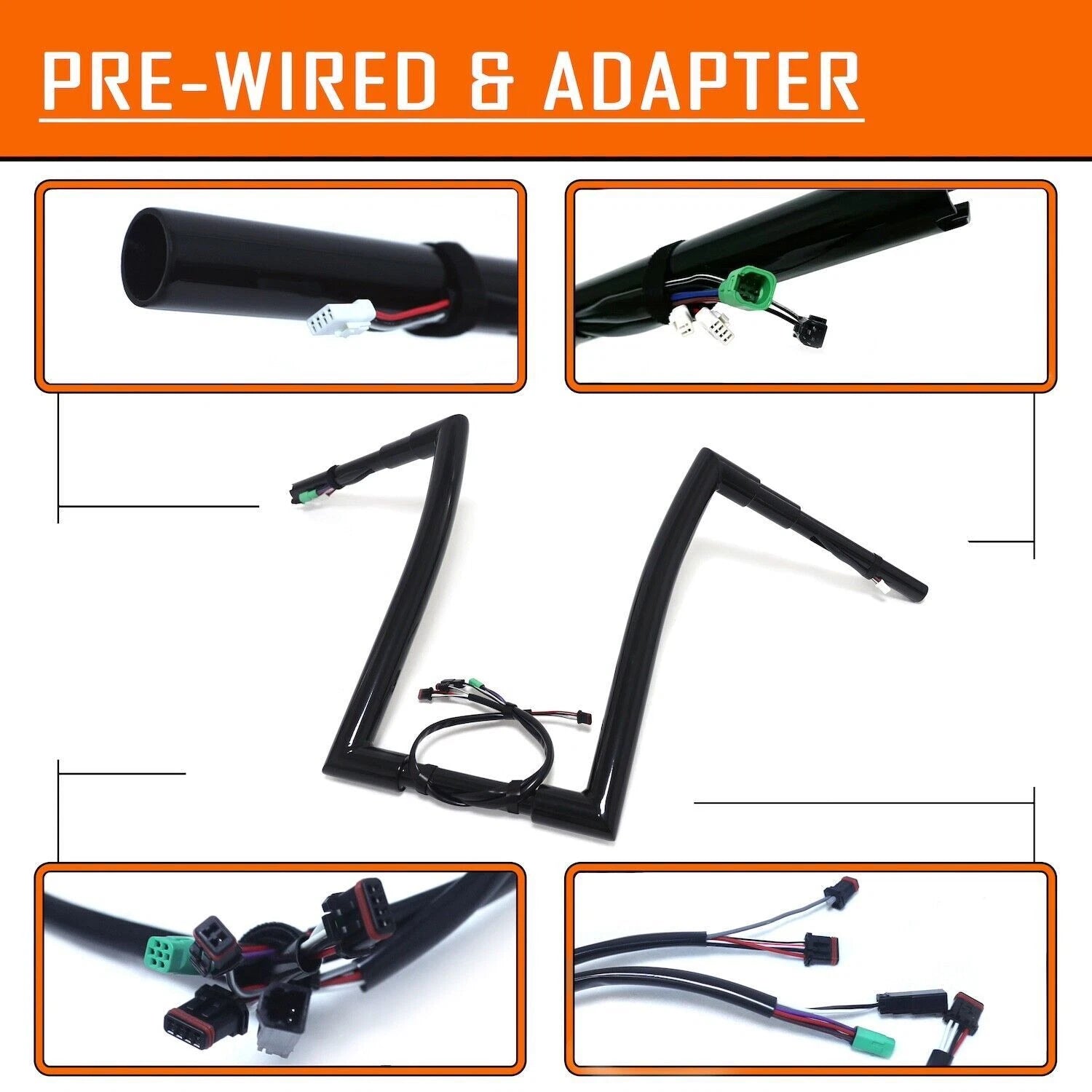 1.25" Prewired Handlebar for Harley Road Glide FLTR (2008–2013)
