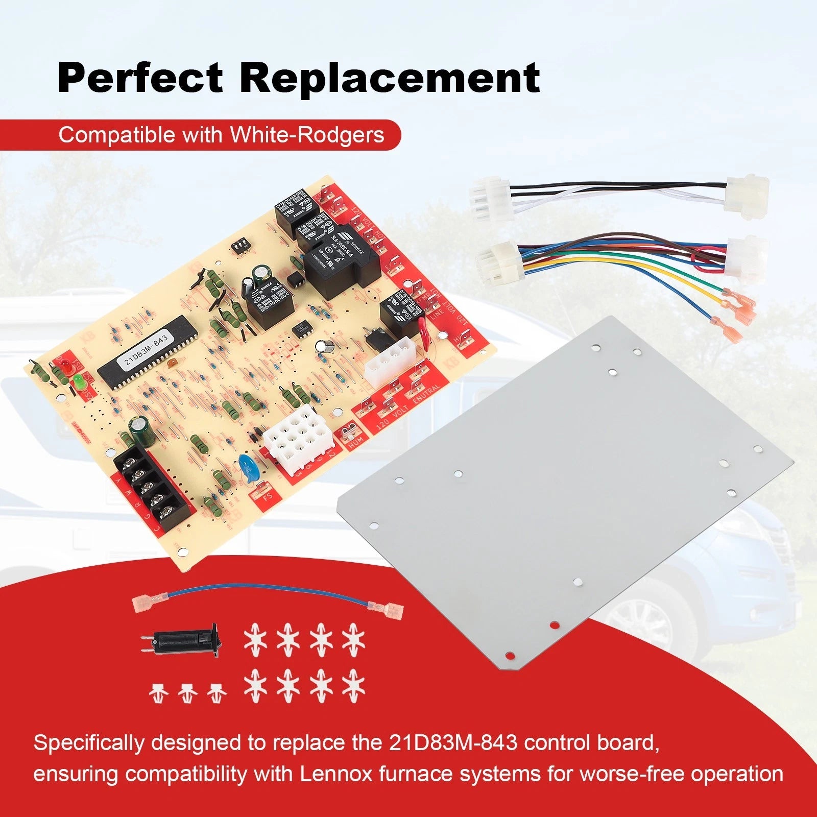 Furnace Control Ignition Circuit Board for Lennox (IFC 21D83M-843)