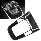 Carbon Fiber Center Console Gear Shift Panel Cover for Audi A4 S4 A5 S5 (2009-2023)
