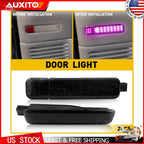 2X LED Door Panel Lights Smoked Purple for Chevrolet Suburban 1500 2500 (2015–2020)