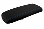Leather Console Lid Armrest Cover for Ford Explorer (1995–2001) Blue Stitch