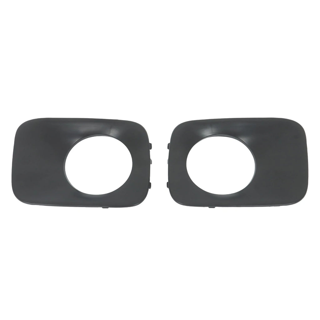 Set of 2 Fog Light Trims for Honda Pilot (2009–2011) Black Primed Plastic