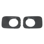 Set of 2 Fog Light Trims for Honda Pilot (2009–2011) Black Primed Plastic