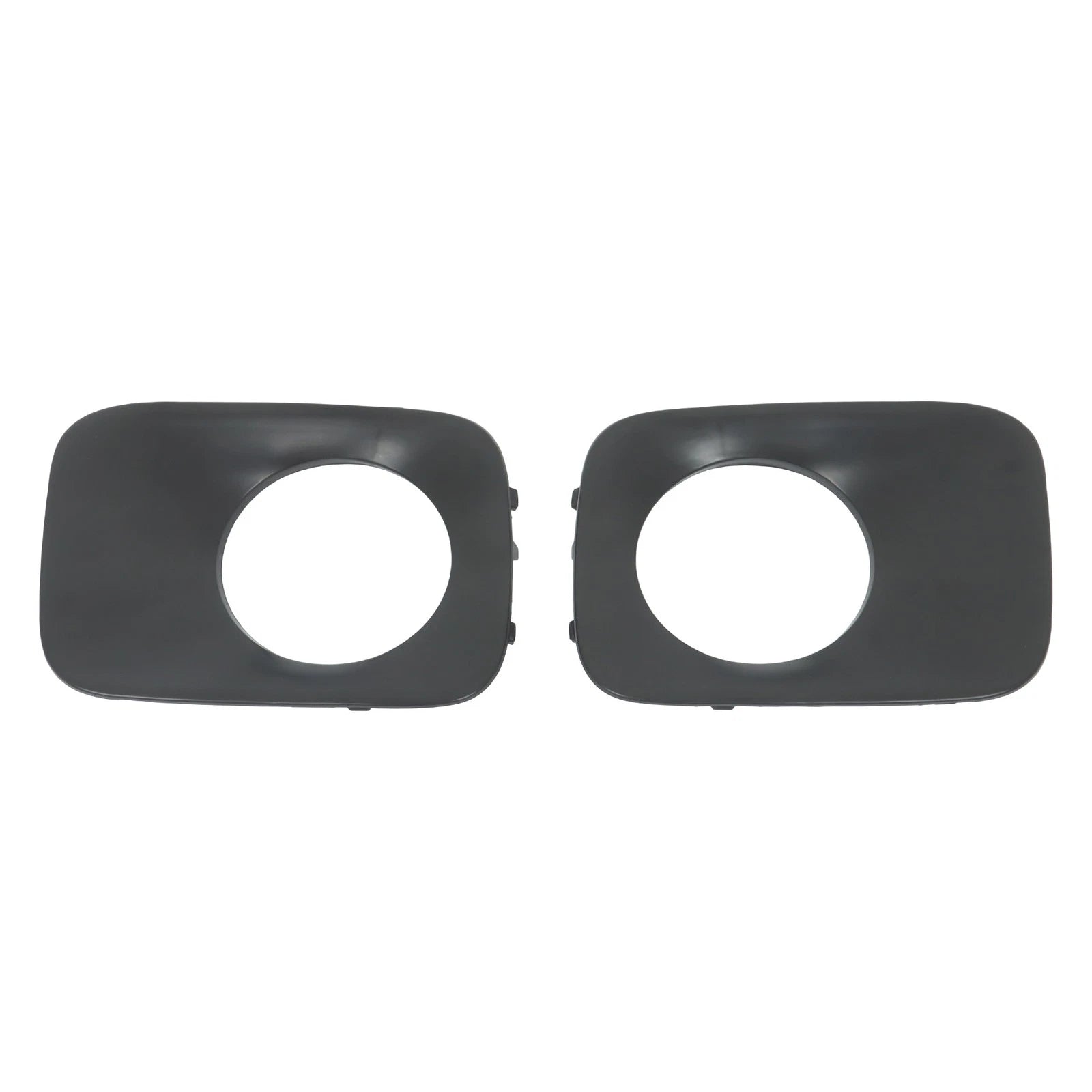 Set of 2 Fog Light Trims for Honda Pilot (2009–2011) Black Primed Plastic