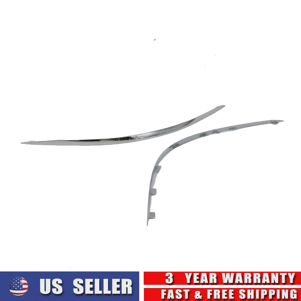 2X Front Trim Strip for Mercedes-Benz E320 E350 E550 E63 AMG (2007–2009)