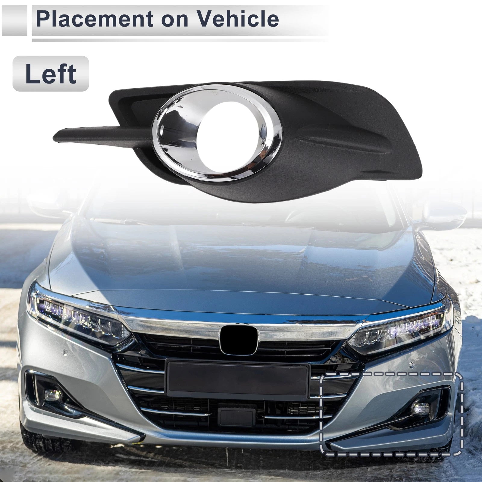 1 Pc Fog Light Grill for Ford Mondeo (2001–2007) No.LK7S7115B201AA