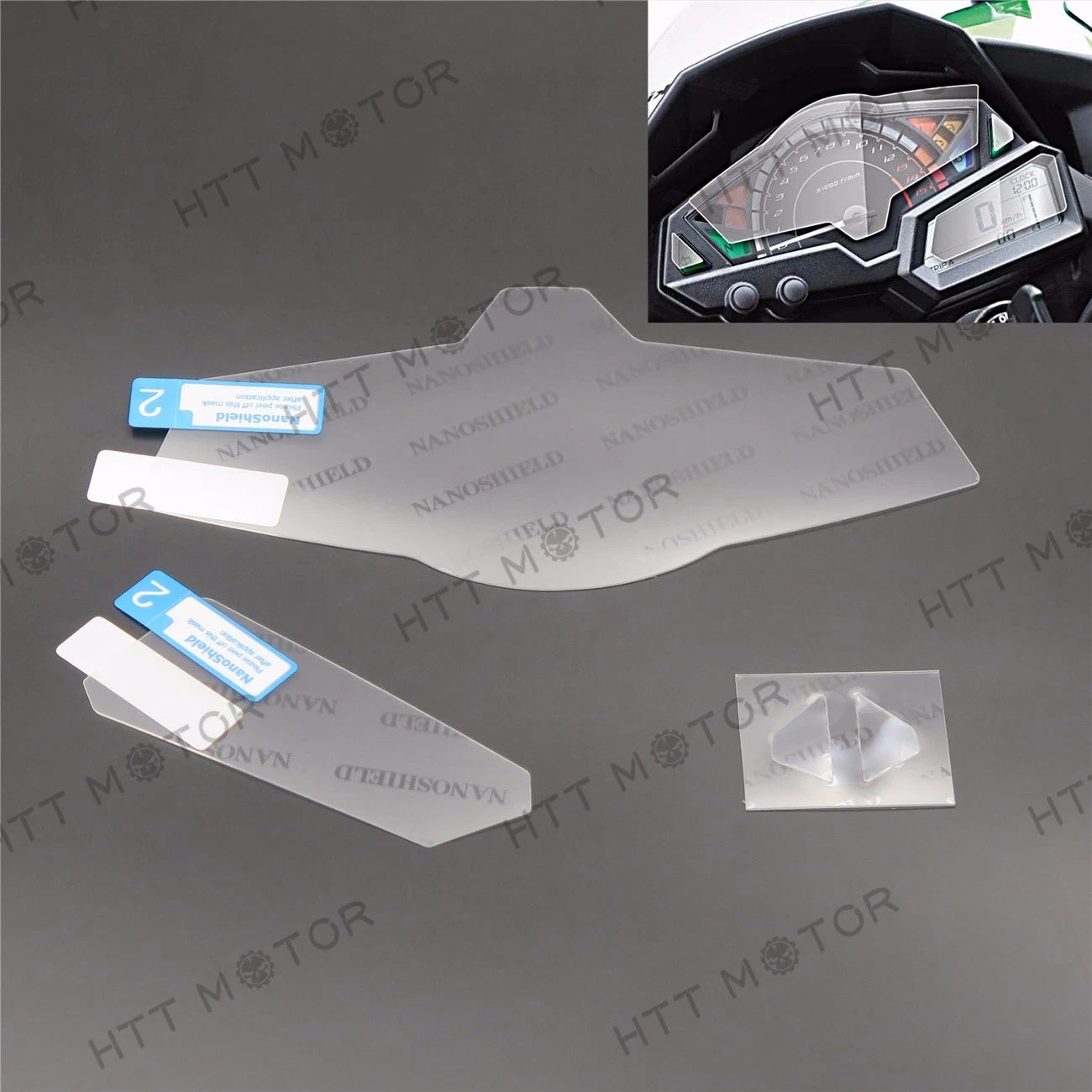 Speedometer Cluster Scratch Protection Film for Kawasaki Z300 Ninja300 (2015–2018)