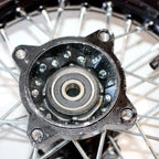 15mm Axle Rear Wheel Rim + Tyre for PIT PRO Dirt Bike (10")