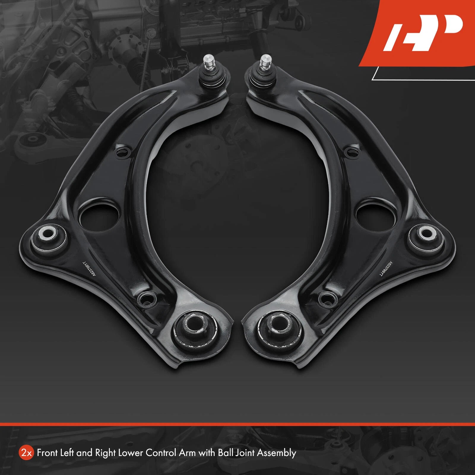 2X Front Lower Control Arm with Ball Joint for Nissan Versa (2007-2023)