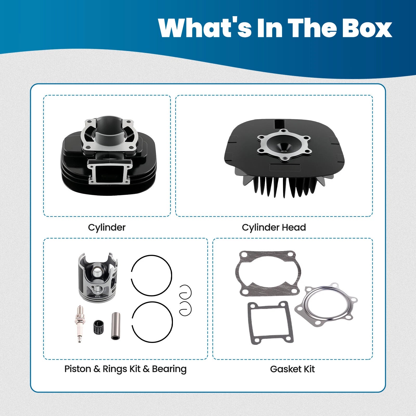 Top End Rebuild Kit for Yamaha Blaster 200 (1988)