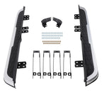 Set of 2 Running Board Side Step Bars for Honda CR-V (2017–2022) Black Silver