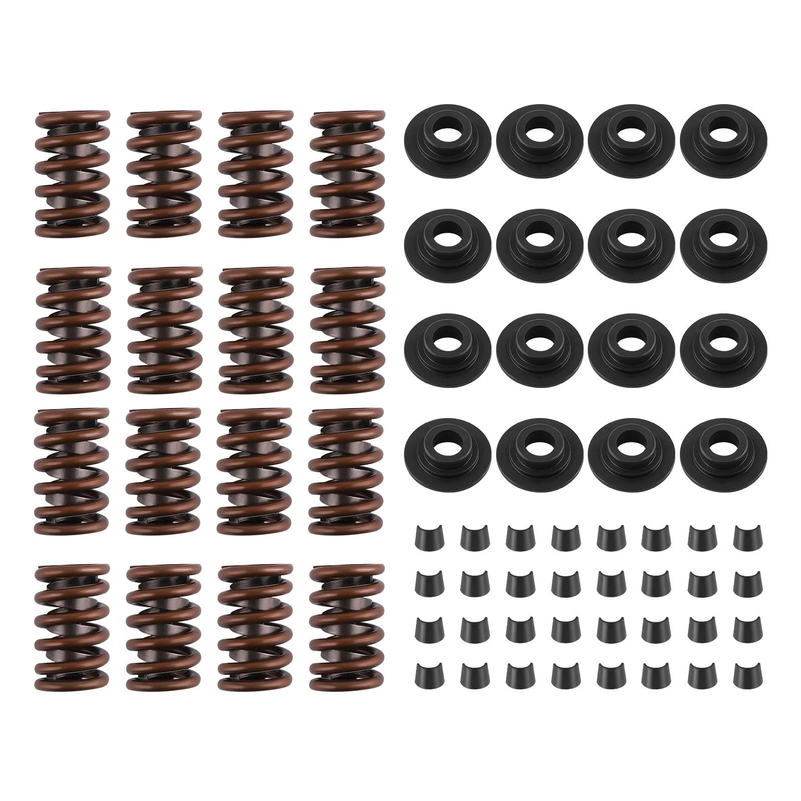 Valve Springs Set with Steel Retainers for Chevrolet Small Block 350/400 (1969–1986)