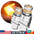 2X Amber LED Turn Signal Parking Light Bulbs for Make Model (YYYY–YYYY)