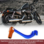 Folding Motorcycle Gear Shifter Lever for Honda CRF110F (2013-2018) Blue Orange