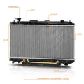 Aluminum Core Cooling Radiator for Toyota Rav4 (2001–2003) DPI-2411