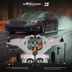 Front Suspension Lower Control Arms Tie Rods for Cadillac DTS Lucerne (2006–2011)