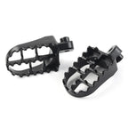 CNC Wide Foot Pegs Rear Set Pedals for Universal Motorcycle Bike Black