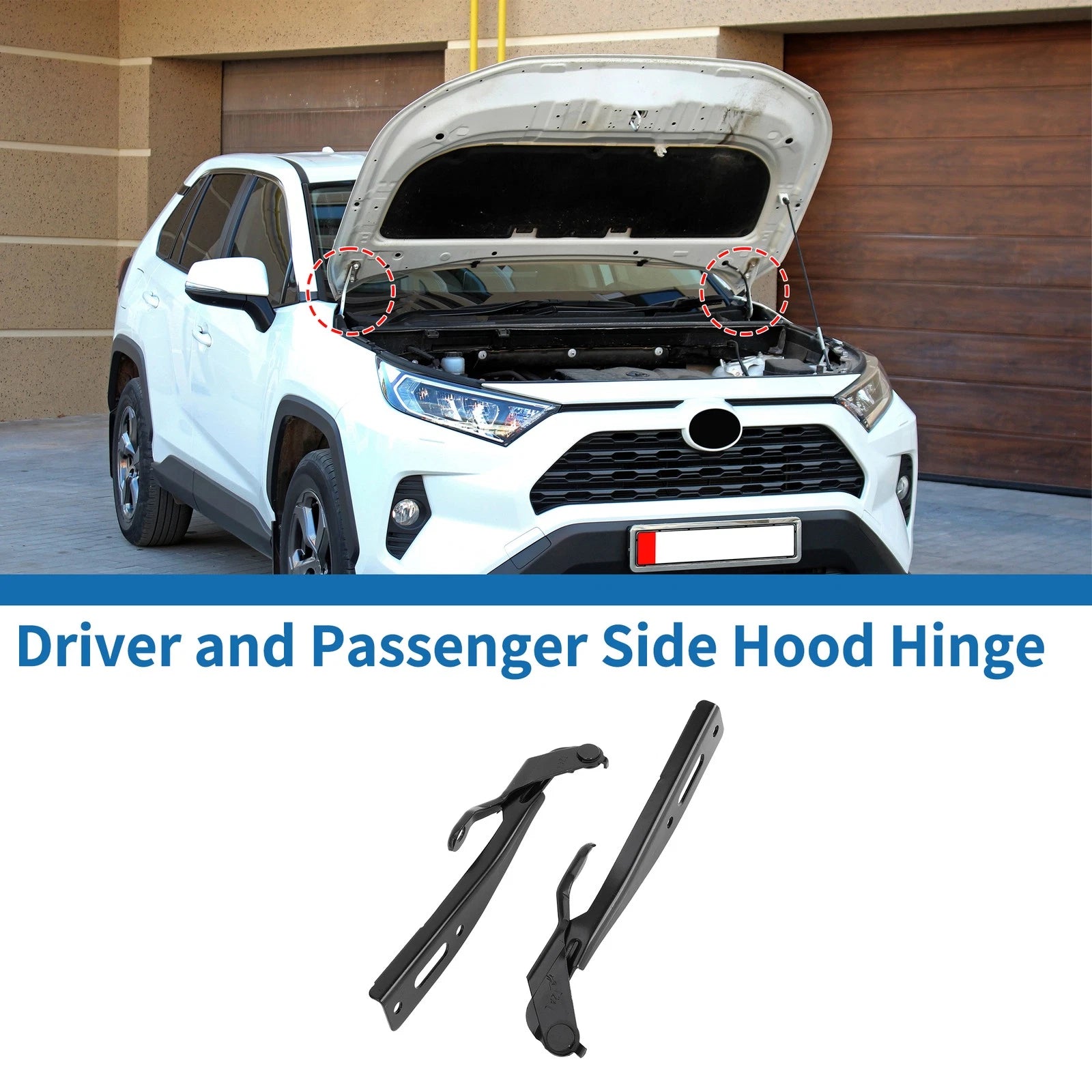 Hood Hinges for Honda Accord (2013–2017) 60170T2AA00ZZ 1 Pair