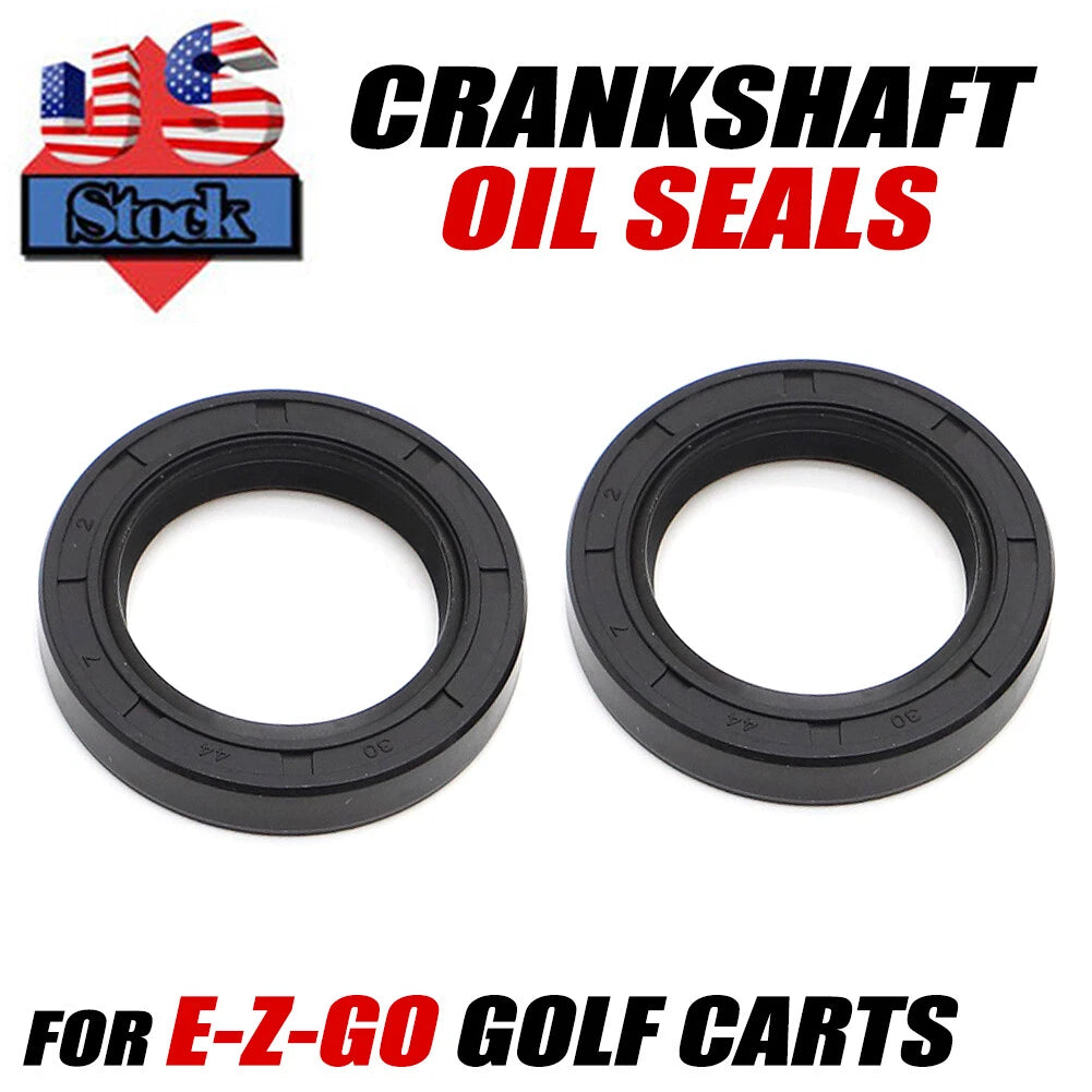 2X Crankshaft Oil Seal Set for EZGO 2PG & 3PG Golf Cart (1980–1993)
