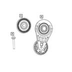 Belt Tensioner for Jeep Wrangler Cherokee (2018-2023)