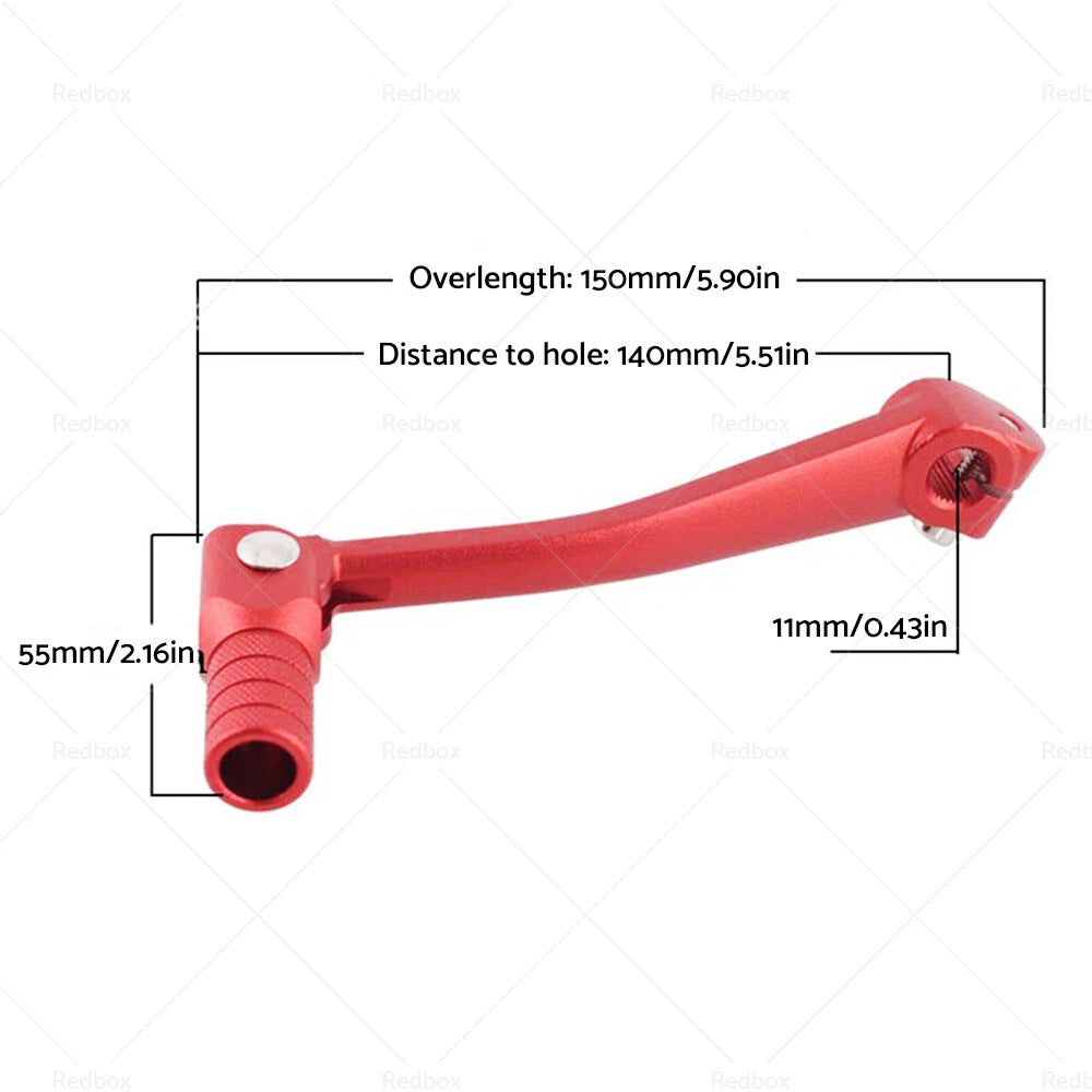 Gear Lever Shifter Handle for 110cc 125cc Pit Pro Quad Dirt (158mm 11mm)