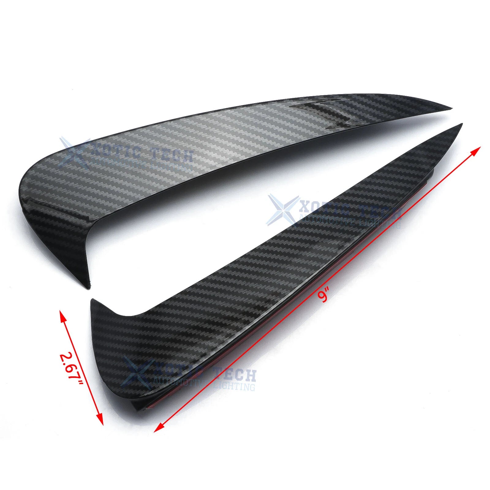Carbon Fiber Rear Vent Spoiler Canard for Mercedes C-Class Coupe (2015-2021)