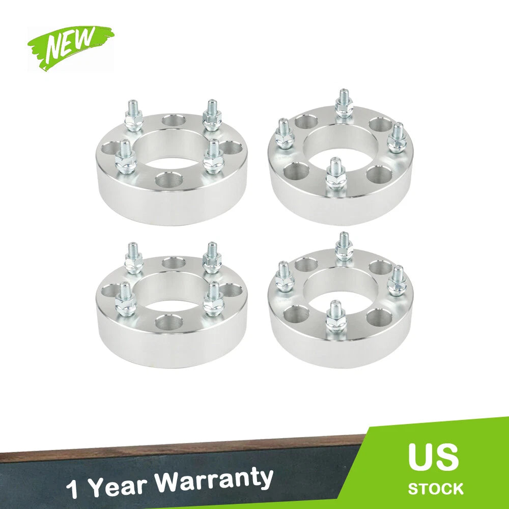 Set of 4 Silver Wheel Spacers for Honda (YYYY–YYYY)
