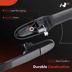 Right Black Exterior Door Handle for Chevy Impala (2006-2013)