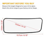 Heated Blind Spot Mirror Glass Right for Mercedes-Benz Sprinter 2500 3500