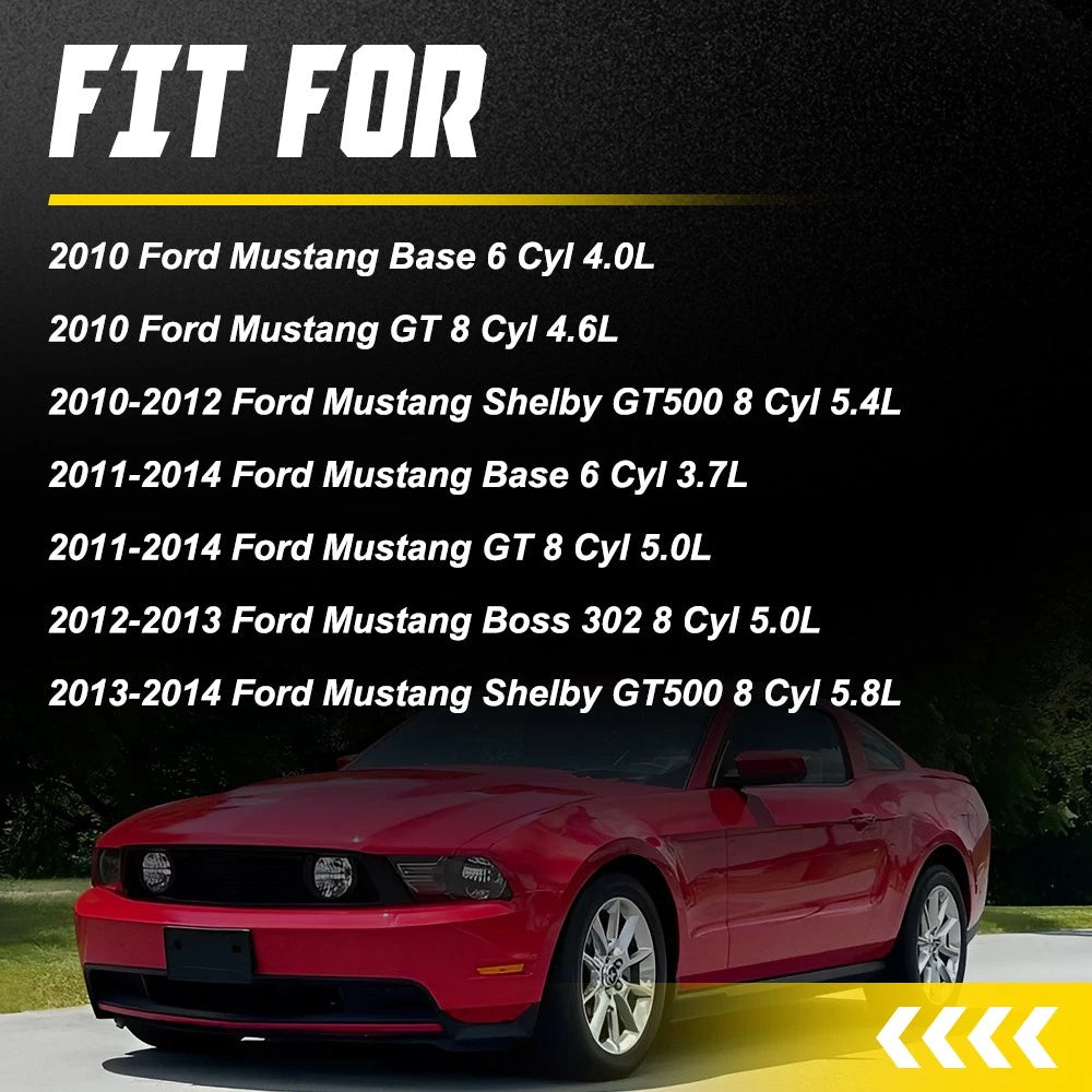Set of 2 Front Bumper Cover Support Brackets for Ford Mustang (2010–2014)