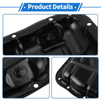 1 Pc Engine Oil Pan No.121020Y010 for Toyota Corolla (2017–2023) Steel Black