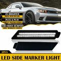 Front LED Side Marker Lights for Chevrolet Camaro (2010–2015) Smoked White