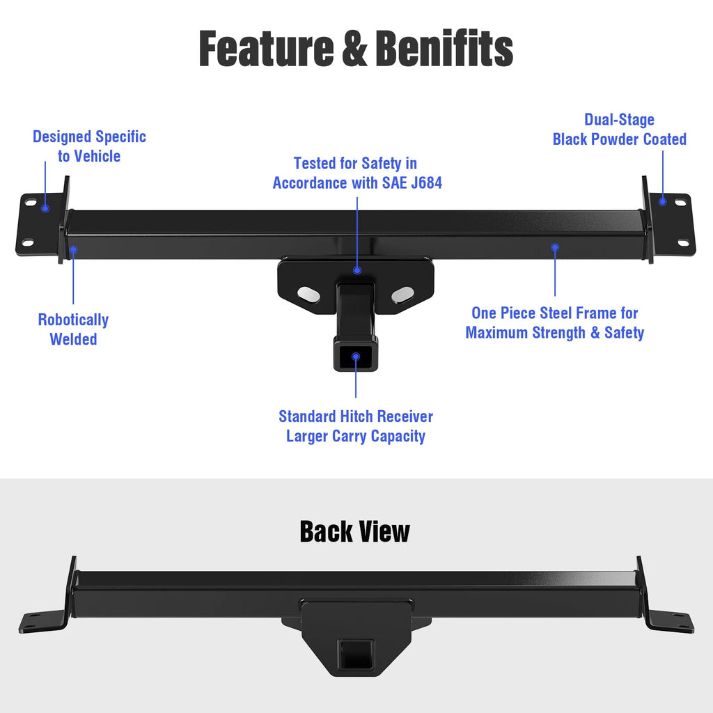 2 Inch Trailer Towing Hitch for Toyota Sienna (1998-2003)